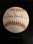 DODGERS DUKE SNIDER SIGNED  ONL  BASEBALL JSA CK 39653 DOUBLE CERTIFICATION