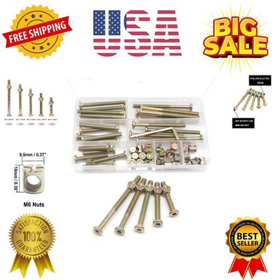 Dream on me, Delta, Graco, Fisher Crib Screws and Bolts Kit - 25-Piece M6-1.0...