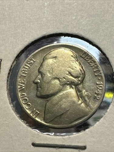 1942-P Jefferson Nickel — photo from the most recent tracked eBay sale