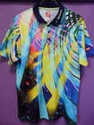 Nittaku Japan JTTAA Table Tennis Jersey Table Tennis T-Shirt Size:XL Colorful Yellow Turquoise