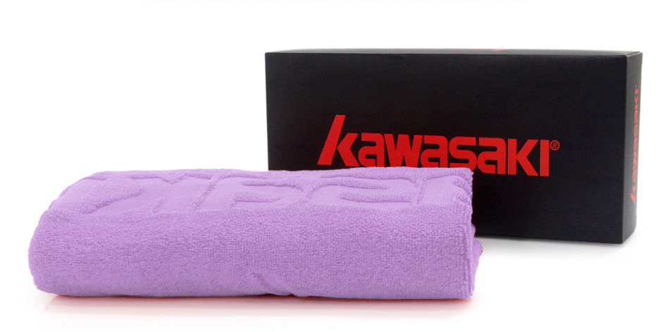 Спортивное полотенце Kawasaki для бадминтона и тенниса Повседневное полотенце 100x40 см светло-фиолетовое NWT 4290₽