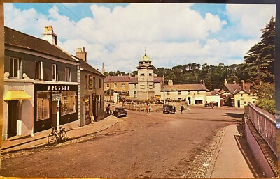Irish Postcard Village ENNISKERRY Wicklow Ireland GI Bearcroft Avon Sales AS60