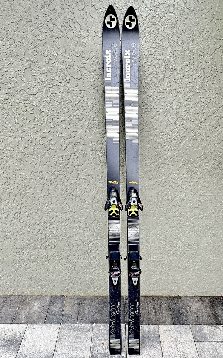 Skis: Lacroix espace Made W/ Kevlar & Carbon 76” W/ Salomon 900 S