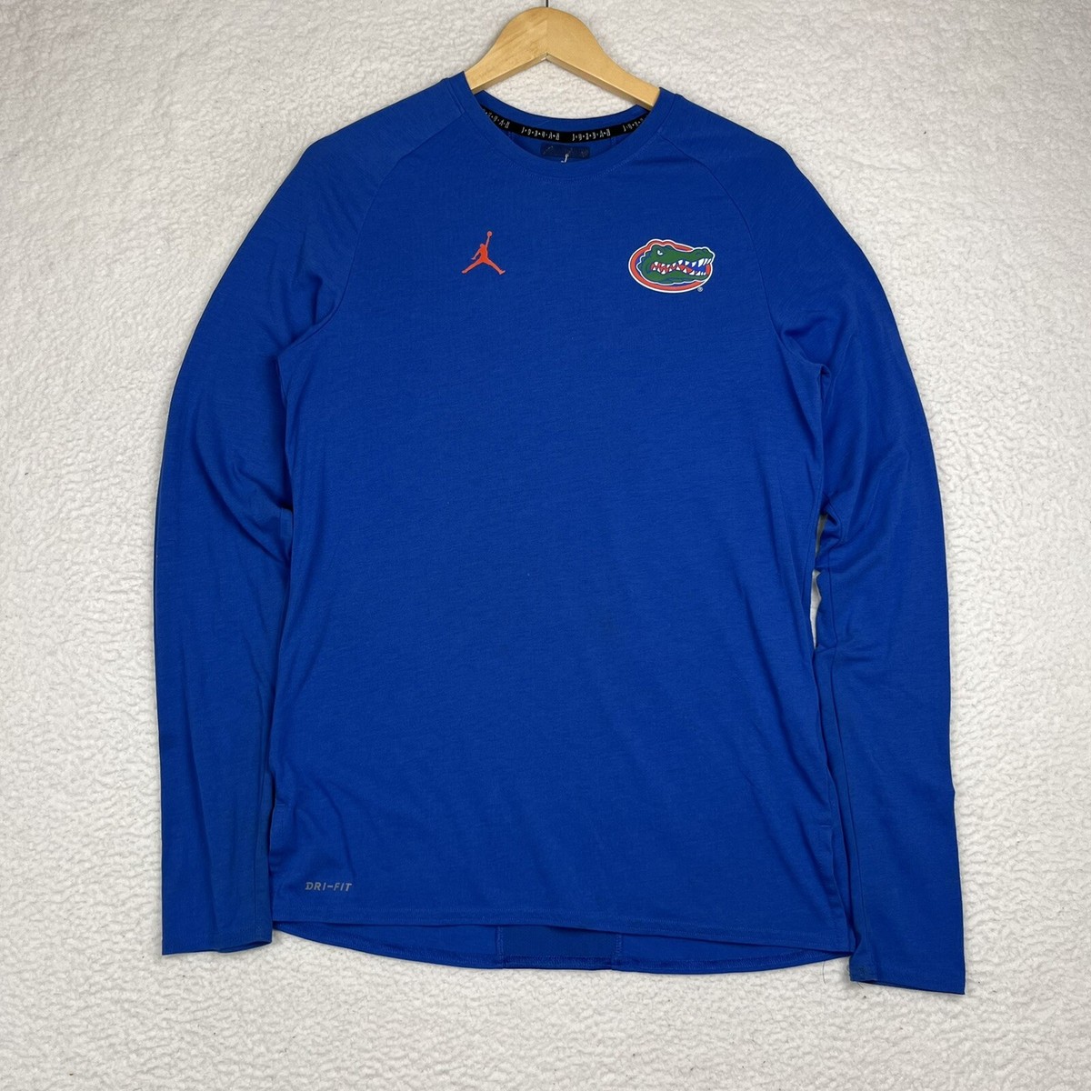 Jordan Florida Gators Shirt Long Sleeve Blue Team Medium Team - Main Image