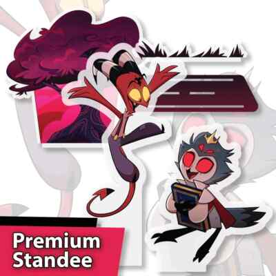Helluva Boss Little Stolas and Little Blitz Acrylic Standee Stand Hazbin Hotel