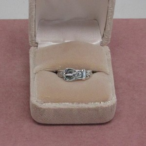 sterling silver buckle ring