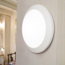 Plafoniera da muro o soffitto Bianca interno o esterno 2 portalampada e27 ip66