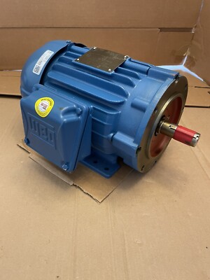 WEG 00112ET3H145T  575V 1 Hp W22 NEMA Foot-Mounted Industrial Electric Motor