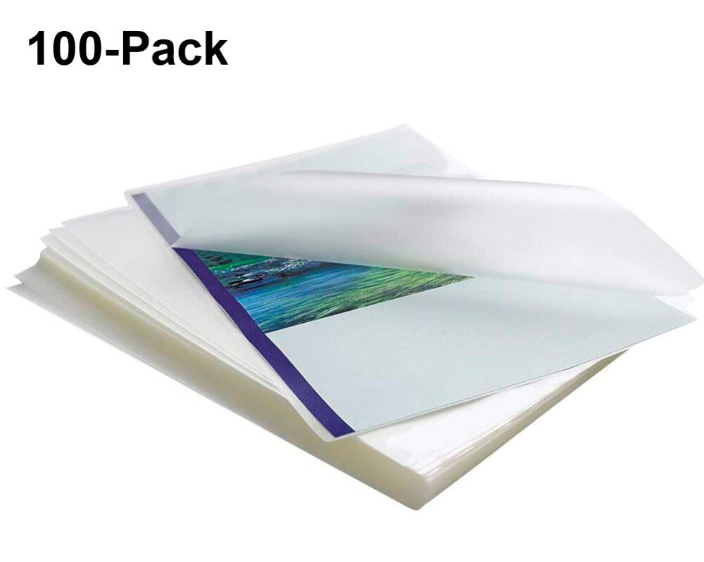 100 Pack Clear Thermal Laminating Pouches 9x11.5 Sheets 3 Mil Thick Letter Size