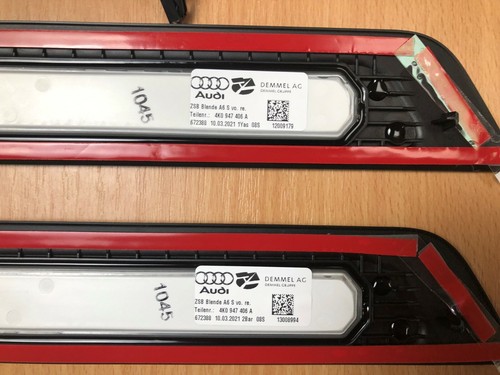 NEW Audi A6 (C8) Door Sill / Step LED Illuminated S Panel (Pair) - 4K0947406A - Picture 3 of 4