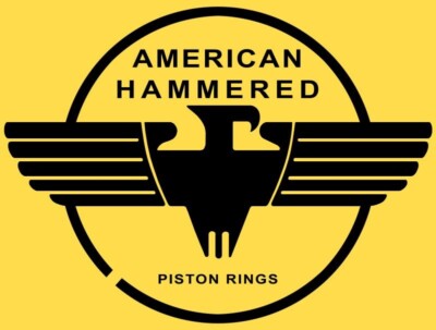 American Hammered Piston Rings NEW Metal Sign: 12x16'' Ships Free