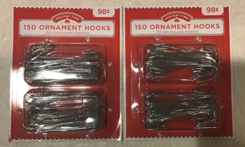 300 Christmas Silver Ornament Hooks Tree Hangers LARGE Metal 2 1/2 Inches Long