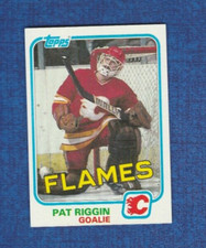 1981-82 Topps Hockey # 30 Pat Riggin