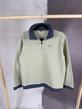Kappa vintage 90s grey half zip pullover sweater size YXL