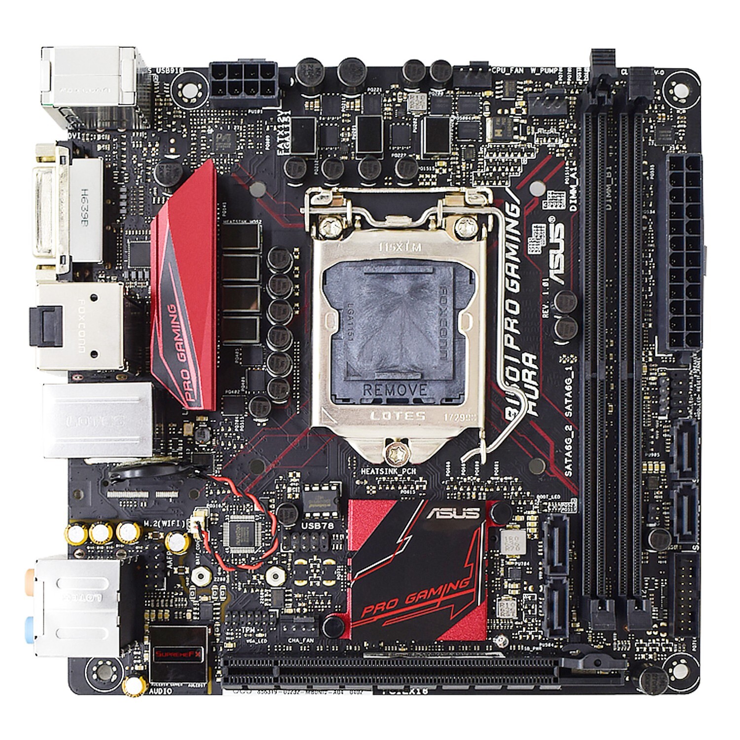 ASUS B150I PRO GAMING/AURA Motherboard Intel B150 LGA1151 DDR4 SATA3