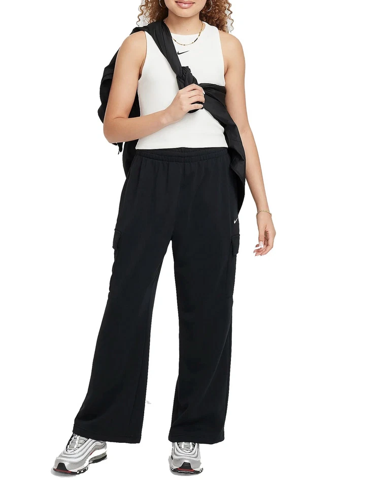 Pantalone oversize Nike Sportswear bambina pantaloni baggy ragazza sport casual - Immagine 4 di 4