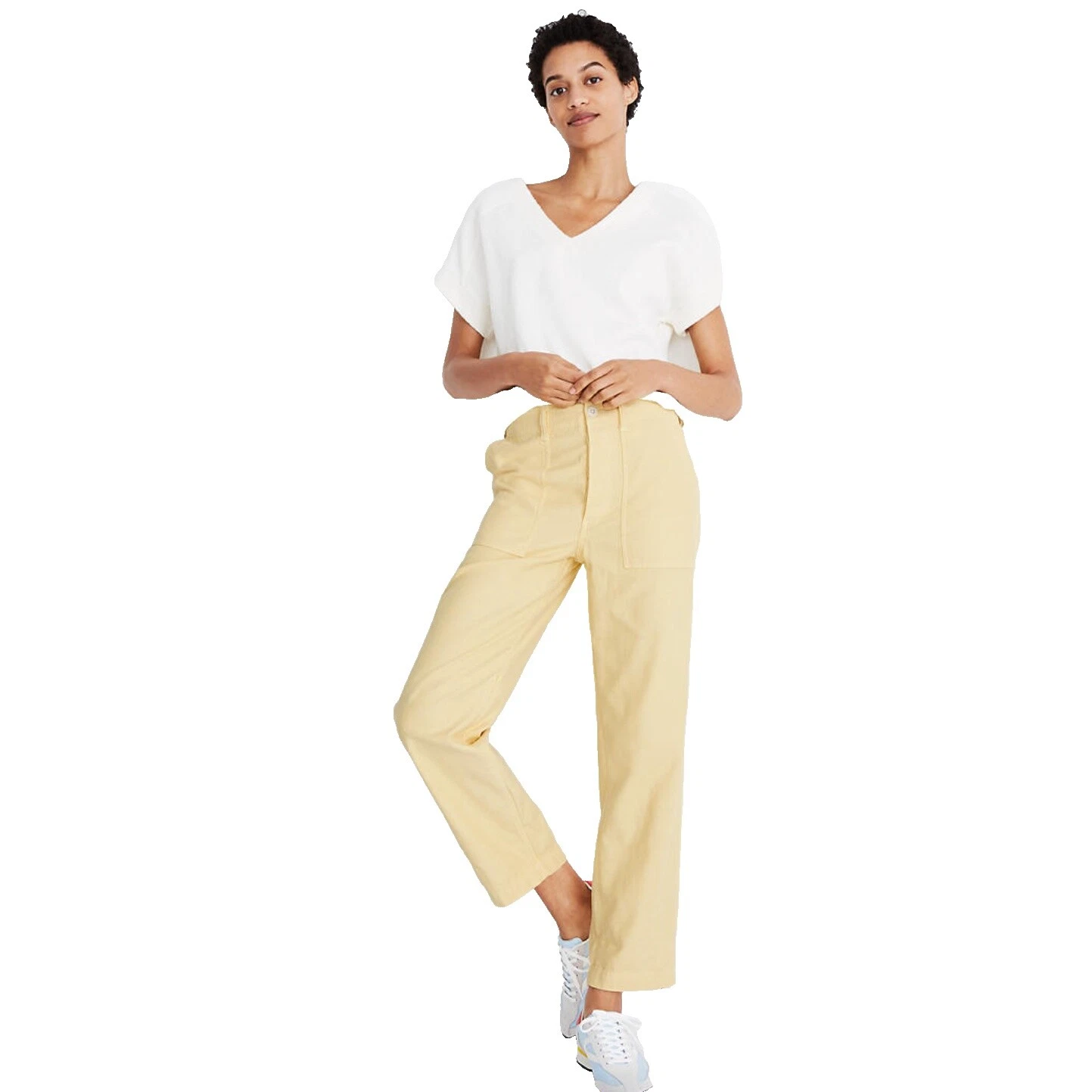Pantalones para mujer Madewell de algodón
