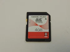 Dane-Elec 4GB SDHC Memory Card Class 4 - 4339B001AA - Made in Japan