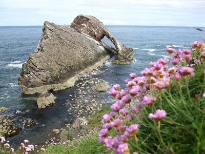 Foto 12x8 Bow Fiddle Rock Portknockie Berühmte Felsfunktion in Portknockie. c2011