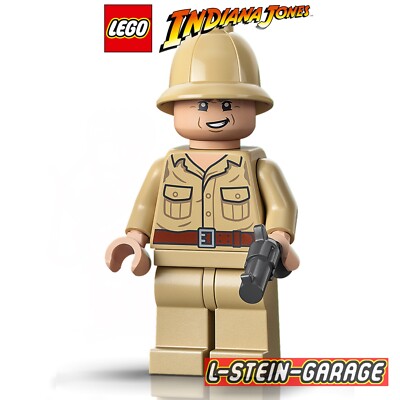 LEGO  Indiana Jones Figur aus Set 77015 Belloq mit Pistole NEU