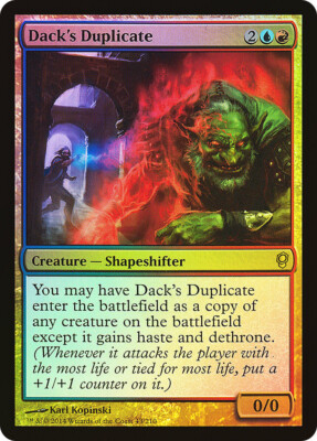 MTG FOIL Dack's Duplicate  - Conspiracy #43