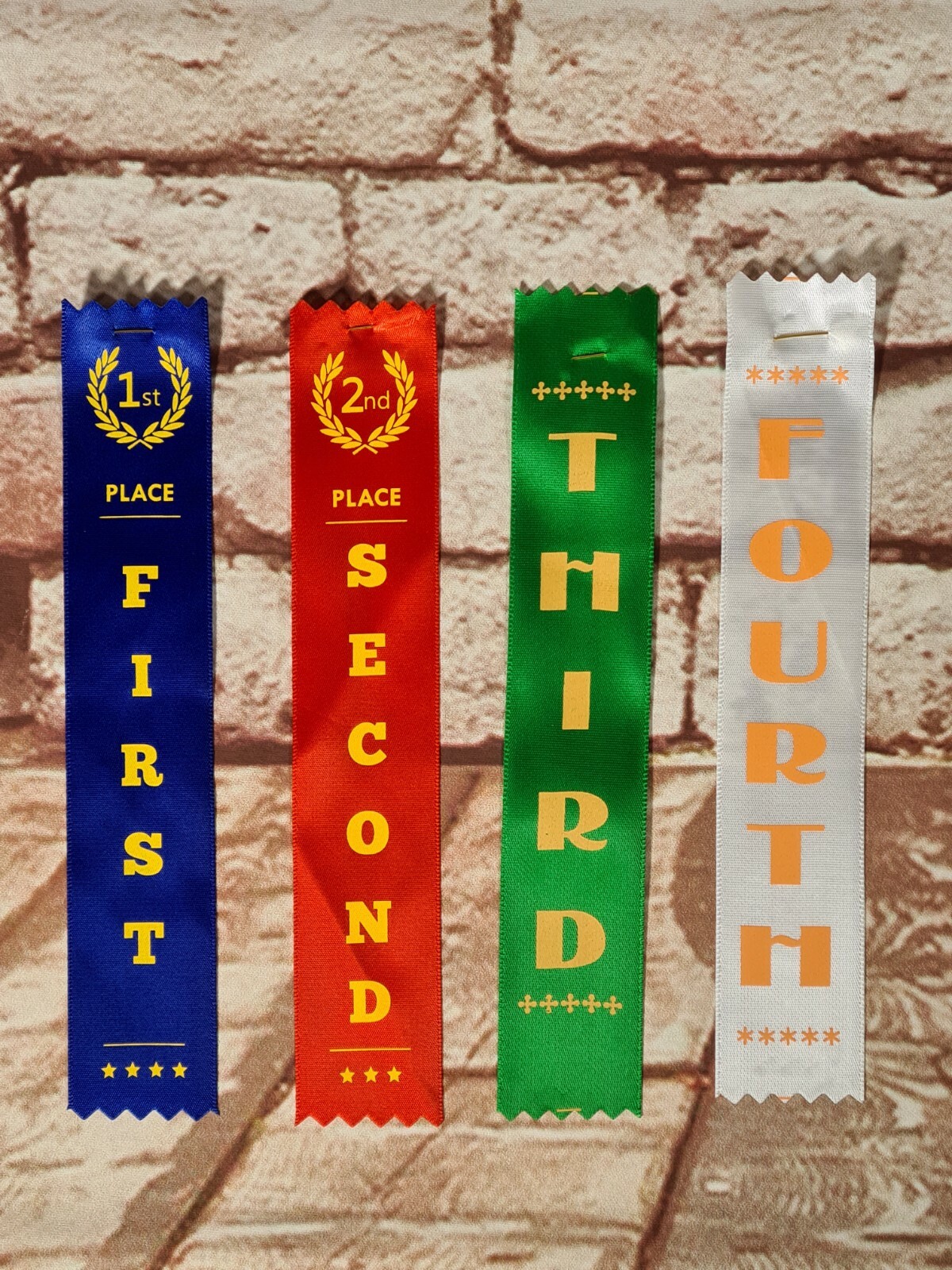 Brand New Buffalo Brand Place Ribbons Pack Of 4 1st 2nd 3rd 4th Free Post eBay