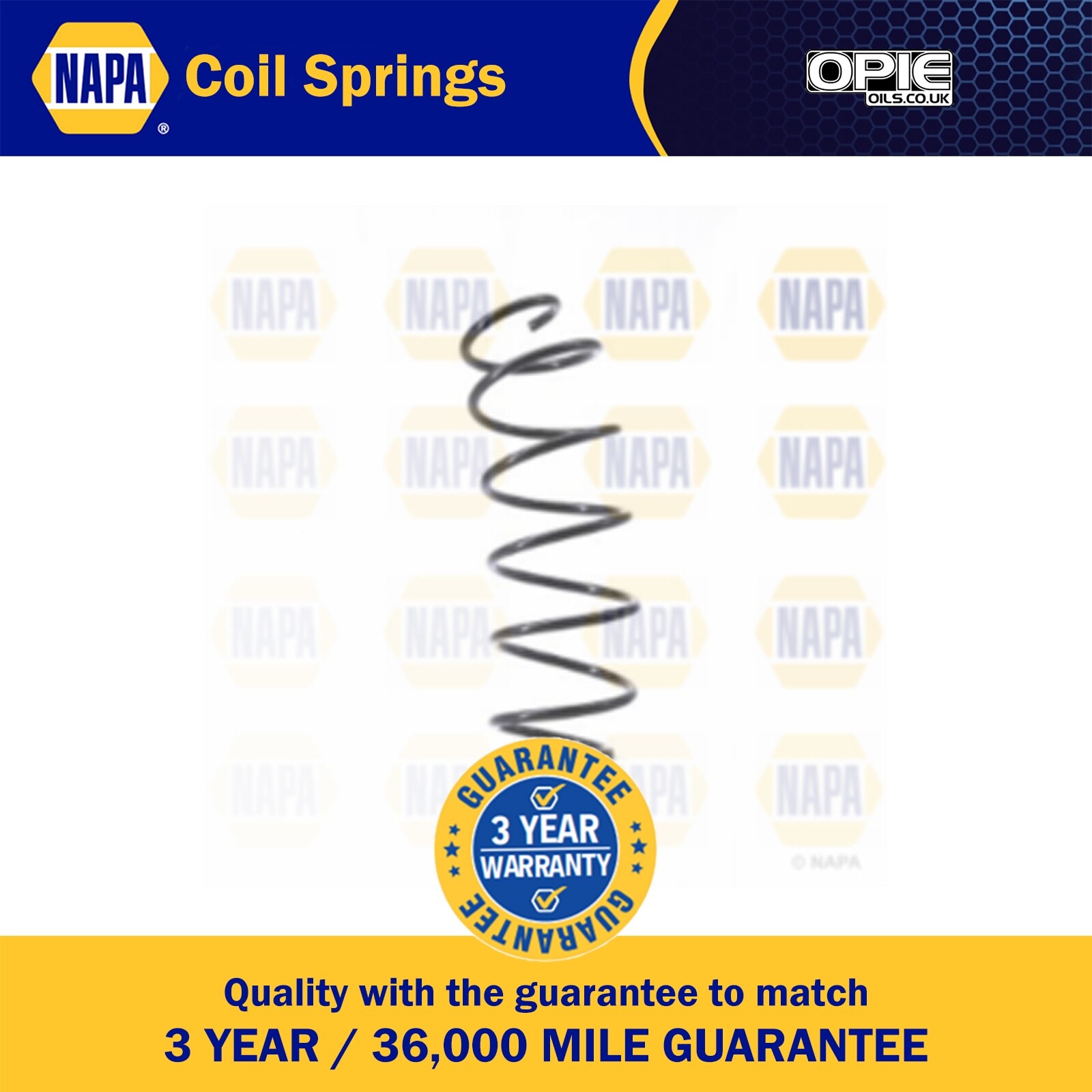 NAPA Coil Spring Front NCS1543 - OEM Quality for Citroen - Reliable Construction