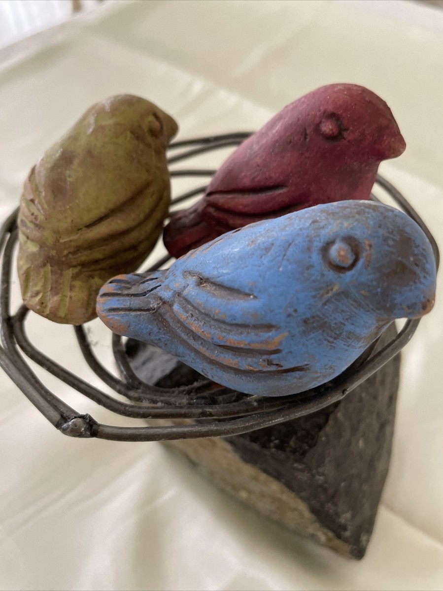 ビンテージ鳥 Nittsjo 鳥の陶器オブジェ 1960年代／Thomas Hellstrom／スウェーデン