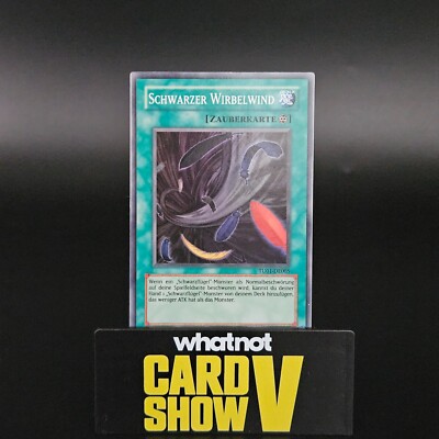 Yu-Gi-Oh Schwarzer Wirbelwind Turbo Pack: Booster Eins DE Good-LP