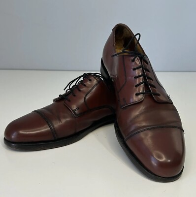 Cole Haan Caldwell burgundy shoes cap toe oxfords men\'s size 10 Mens Cole Haan Caldwell Burgundy Leather Cap toe Oxfords  main image 2