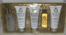 5 Pc. Set Bath & Body, Russell & Windsor London Perfumers Jasmine & White Lilly