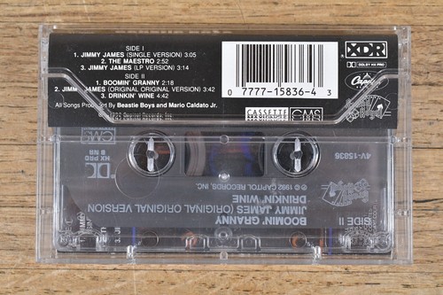 RARE Vtg 1992 Beastie Boys Jimmy James Cassette Tape 4V-15836 Used Version - Picture 2 of 10