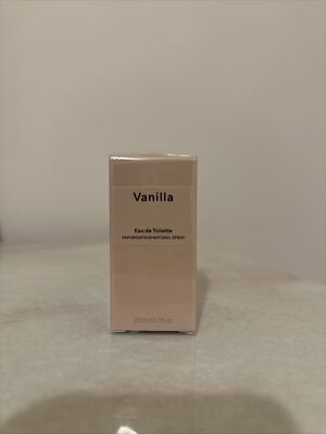 H&M Vanilla Eau De Toilette Fragrance Perfume 20ml 0.7 oz Sealed In Box