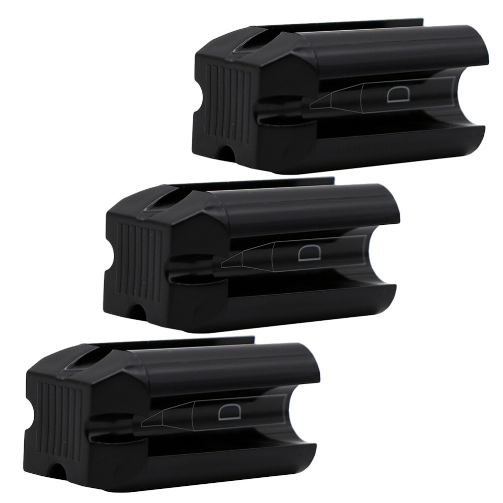 3Pcs Portable Pencil Sharpener Makeup Sharpeners Electric Pencil