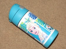 VGC Thermos Funtainer 12 oz lunch box drink container / bottle  Frozen Anna Elsa