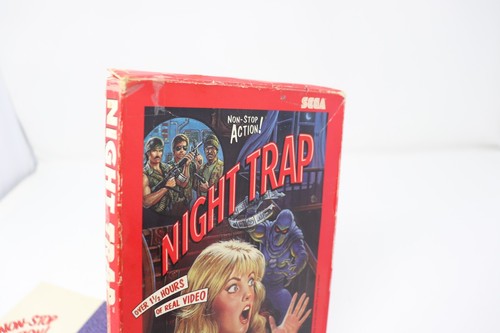 Rare 1992 Night Trap Red Box US Version Sega CD Complete, Cardboard Box & Manual - Picture 19 of 24