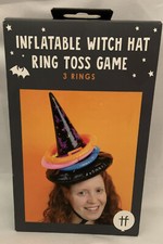 Inflatable Witch Hat Ring Toss Game