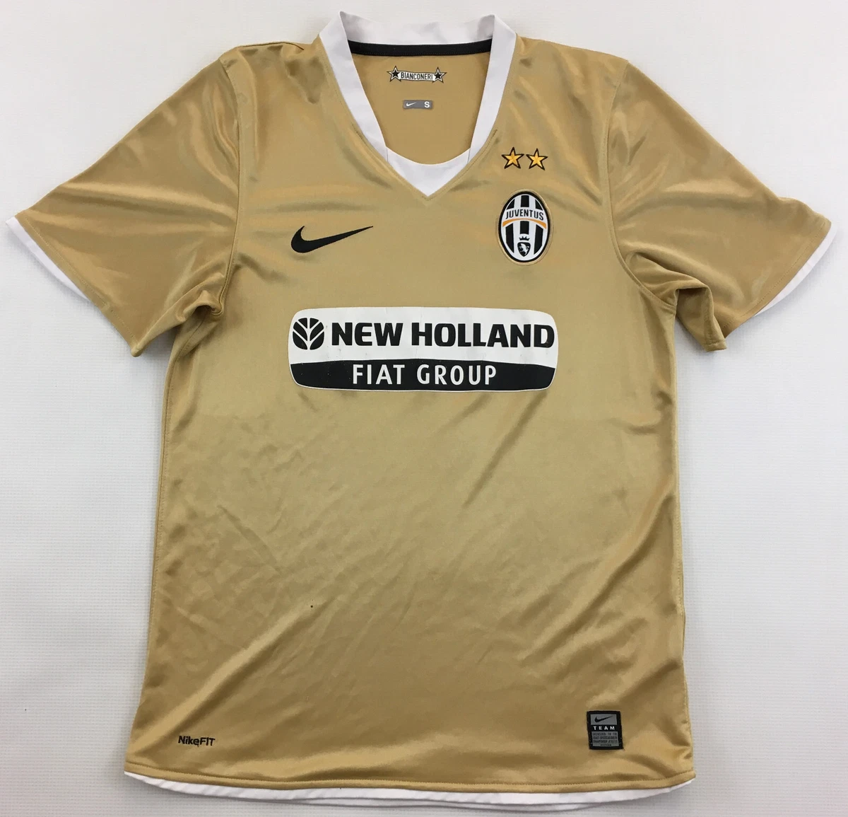 Nike Juventus Gold International Club Soccer Fan Apparel and