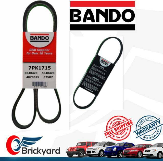 NEW BANDO GENUINE 7PK1715 SERPENTINE DRIVE BELT ACURA RSX TYPE S 0204