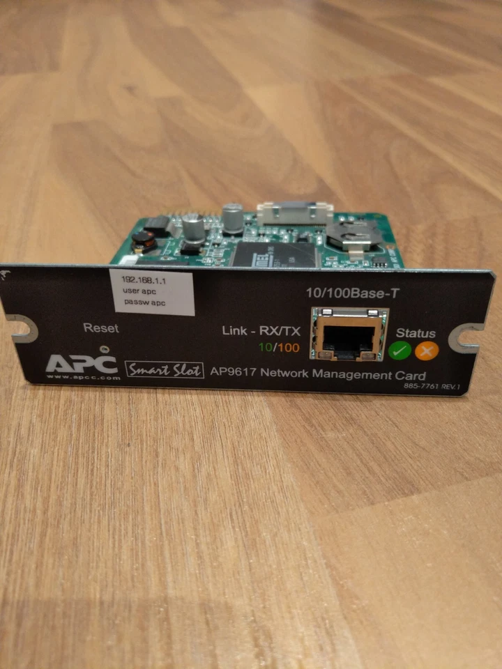 APC AP9617 Netzwerkkarte