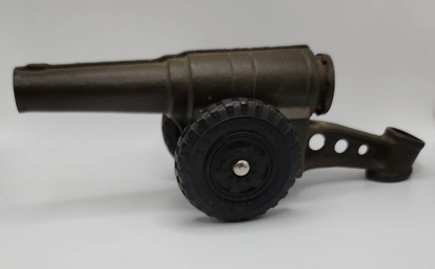 Juguete Big Bang Vintage Cannon Premier EE. UU. Hierro Fundido Ejército Foto 2 de 4