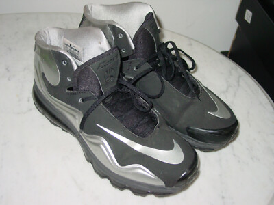 2012 Nike Air Max Flyposite Black/White/Metallic Silver Training Shoes Size 13