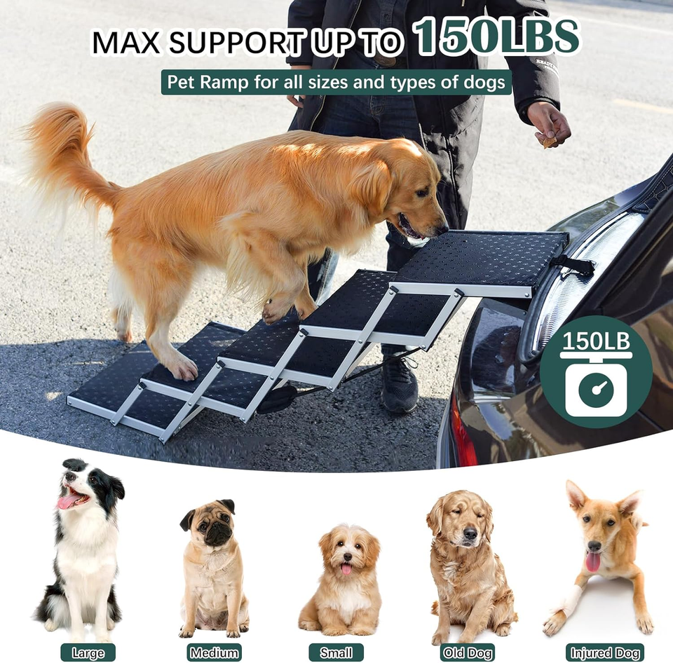 Dog Stair,Dog Ramps for Large Dogs Suv,Dog Ramp for Car,Dog Steps for