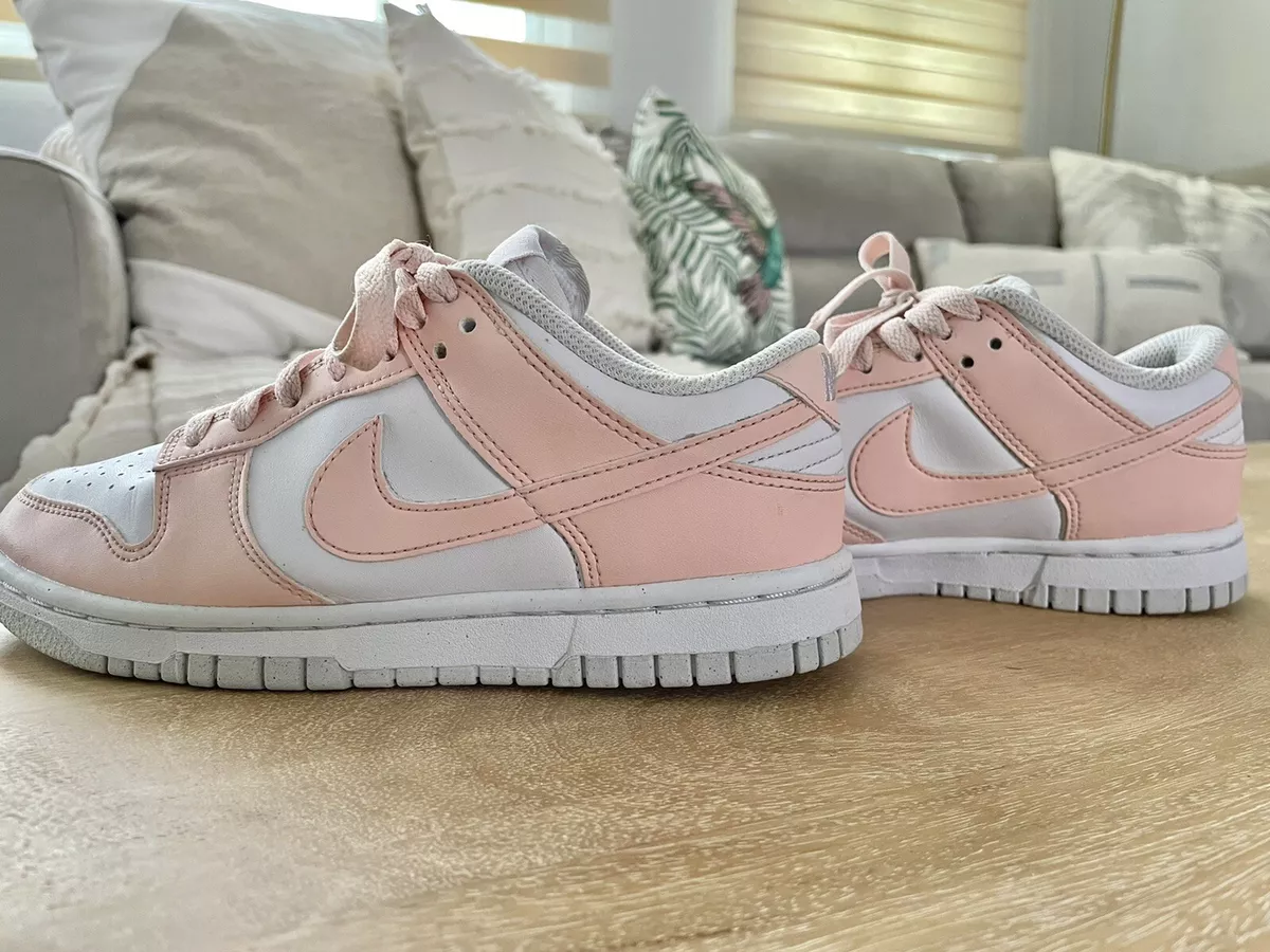 Size 5 - Nike Dunk Low Next Nature Pale Coral DD1873-100 UPC00195238100360