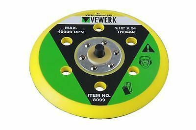 VEWERK BY BERGEN 6'' Hook And Loop Sanding Pad 6 Hole B8099