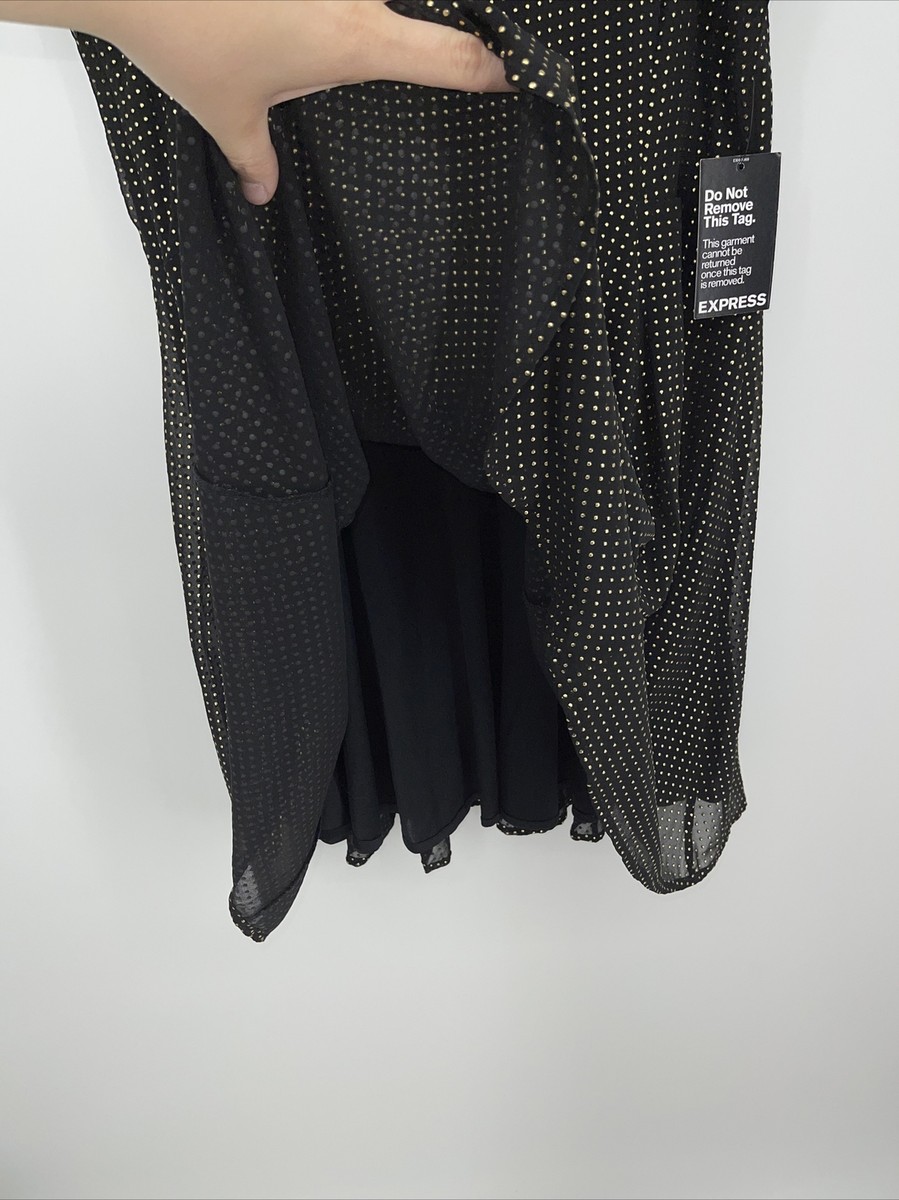 green emerald velvet dress Noujoud Cotton Black & Gold Dots Dress  Orient 499
