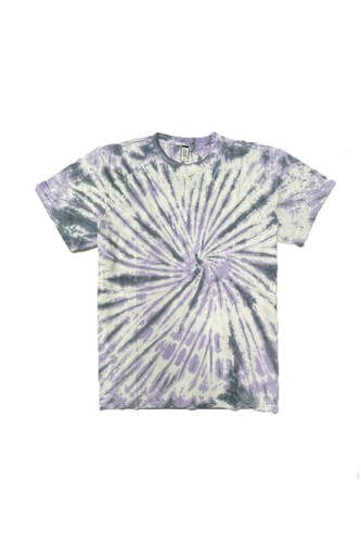 Tie Dye Mens Unisex Cotton T-Shirt Blank Tye Dyed Tee Spiral Tee - Picture 22 of 24
