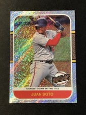 Juan Soto 2021 Donruss Baseball Highlights Silver Rapture SP #HI3 - Washington