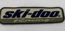 Vintage Ski Doo Racing Iron On / Sew on Patch 4"x1" Set of 2