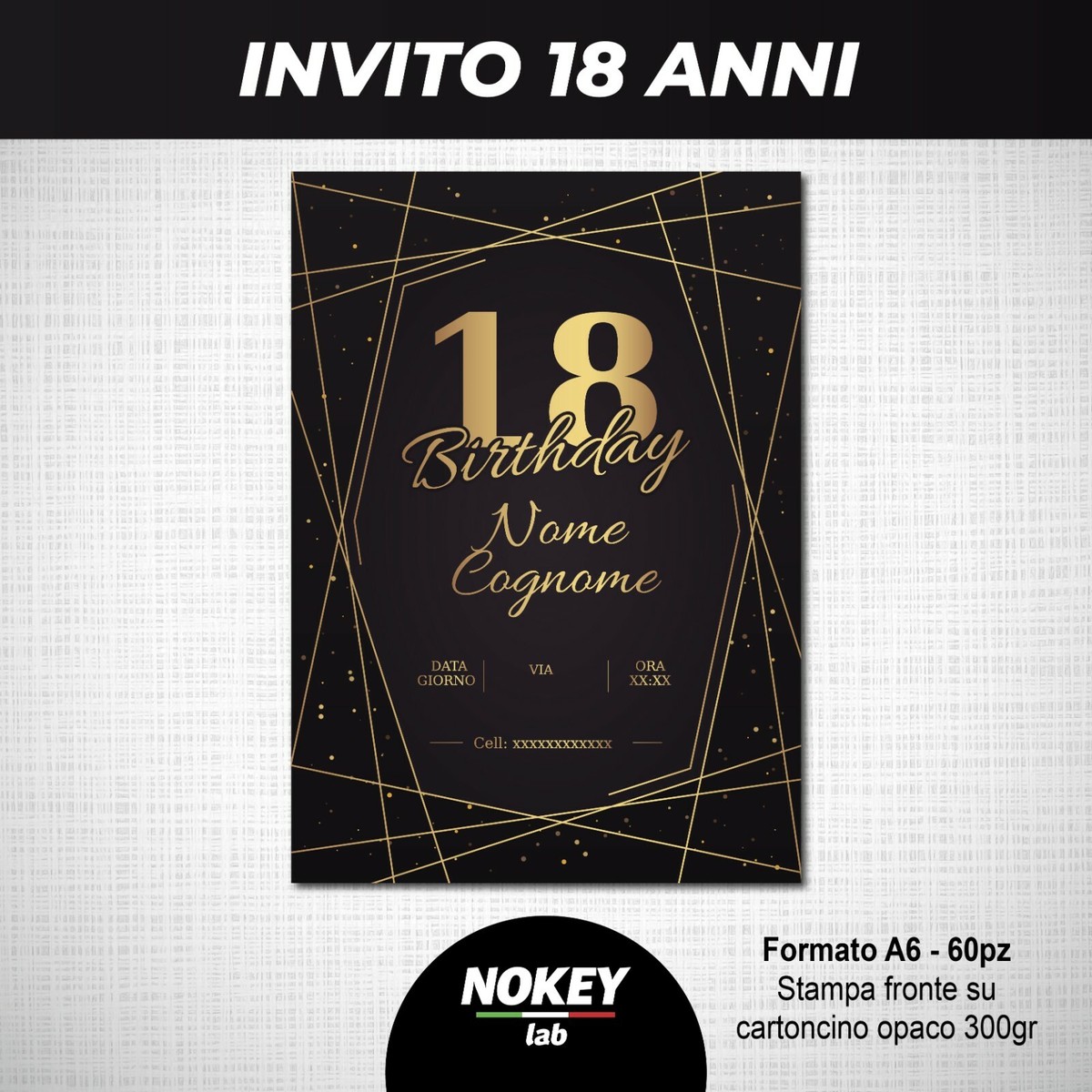 inviti per il 18 compleanno